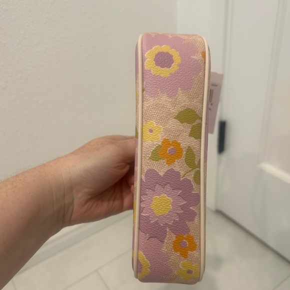 Coach Nolita Signature Floral Beige Mini Bag - Picture 5 of 9